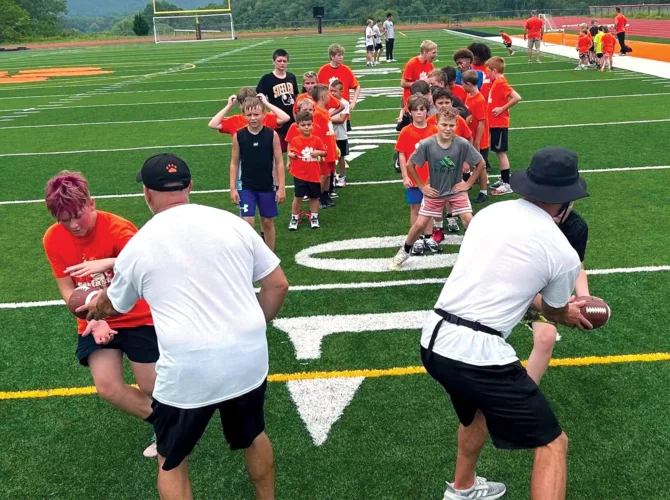 50 players attend EHS Football Camp